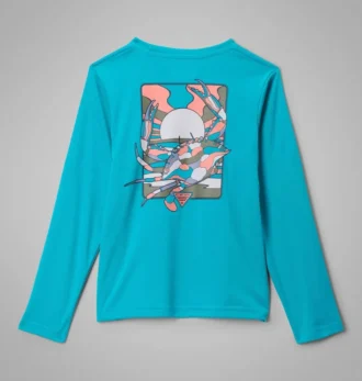 Boys Terminal Tackle PFG™ Fish Shine shirt met lange mouwen
