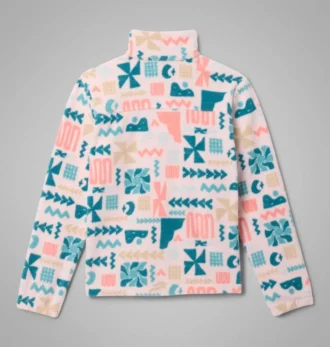 Castle Dale™ fleecejas met print en volledige ritssluiting voor meisjes
