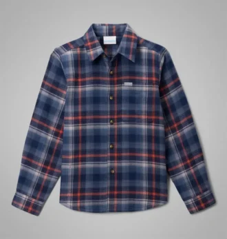 Cornell Woods™ flanellen shirt met lange mouwen voor jongens