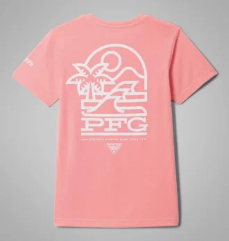 PFG™ Palm Waves T-shirt met korte mouwen voor meisjes