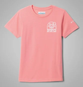 PFG™ Palm Waves T-shirt met korte mouwen voor meisjes