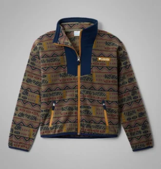 Sequoia Grove™ fleece met print en volledige ritssluiting voor kinderen