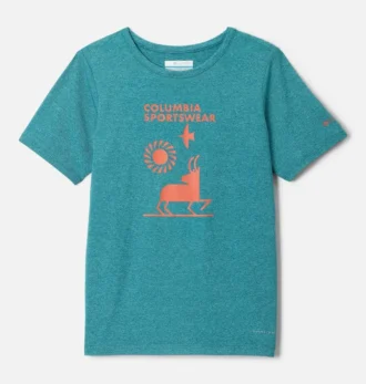 Tech Trail™ shirt met korte mouwen en print voor jongens